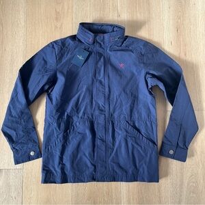 Boys Hackett London Coat/jacket Windbreaker Sz 13/14 Navy Blue *L28